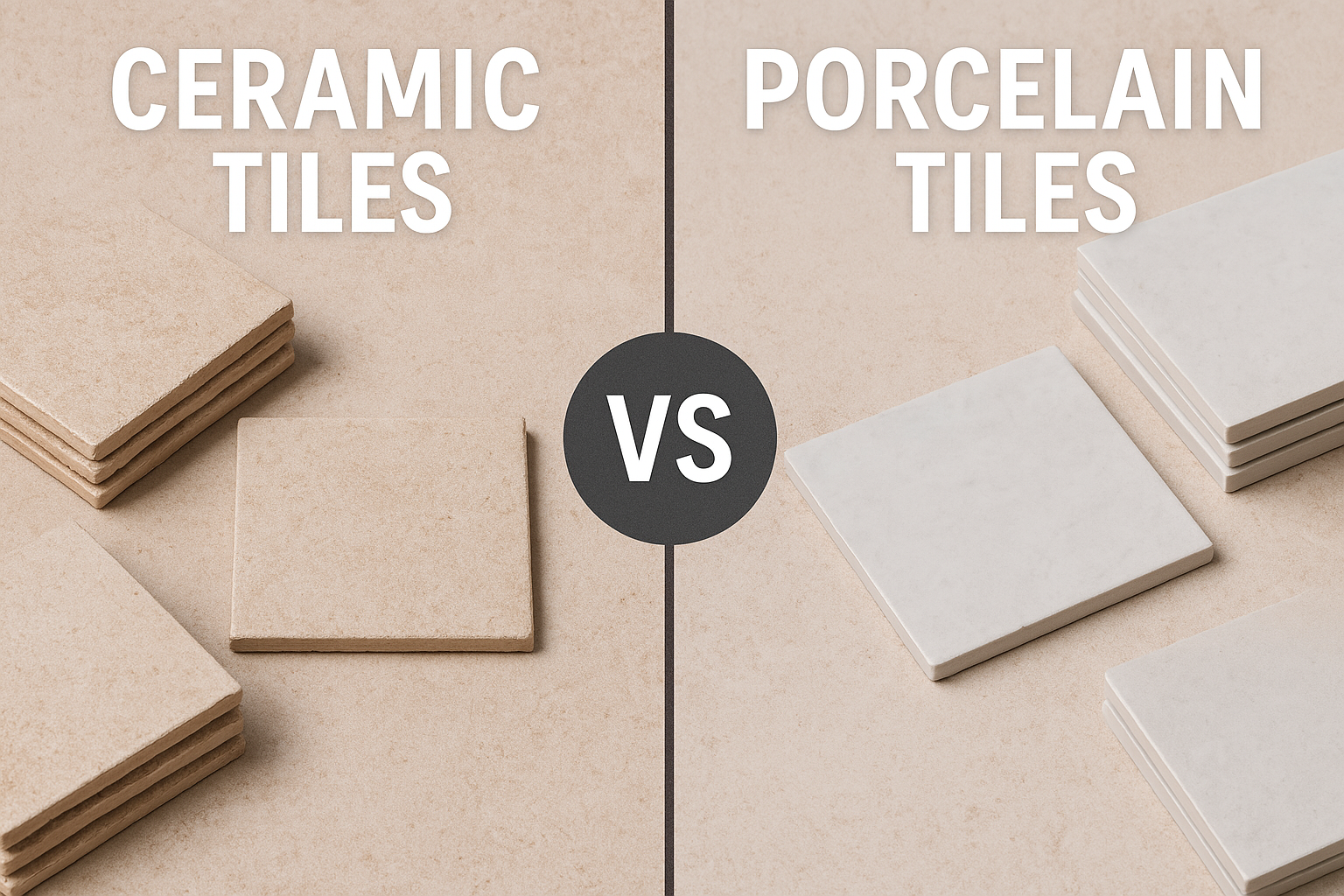 10 Types of Tiles You Need to Know Ceramic Tiles vs. Porcelain Tiles