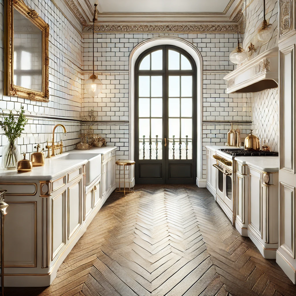 Parisian Chic: Timeless Metro Tiles and Herringbone Patterns for French Flair 3 parisian-chic