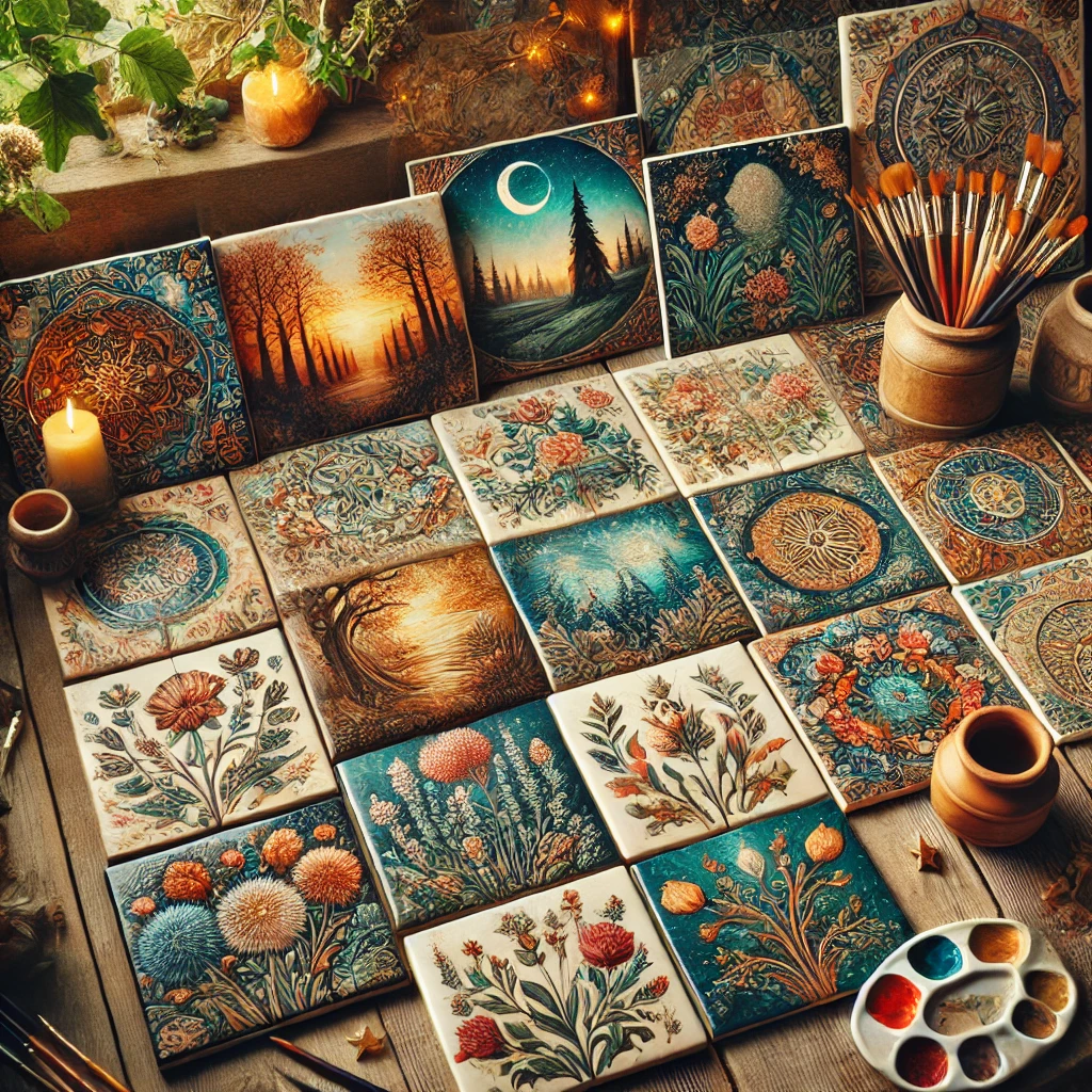 10 Easy DIY Ghibli-Inspired Tile Art Ideas That Will Bring Studio Ghibli Magic to Your Walls! 3 diy-ghibli-Inspired-tile-art-ideas