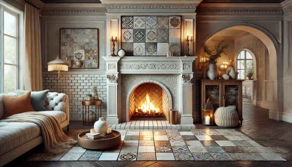 Fireplace Tile Makeovers: Cozy and Chic Ideas for Every Budget 3 fireplace-tile