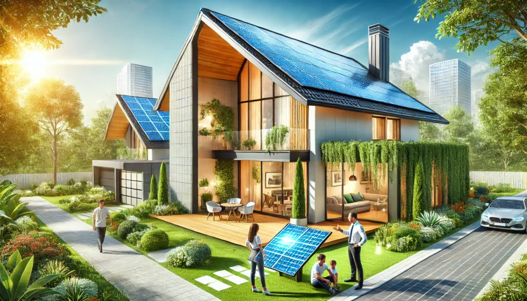 Solar Tiles Explained: 8 Reasons They’re the Best Investment for Your Home! 3 a-futuristic-home-with-elegantly-integrated-solar-tiles-on-the-roof