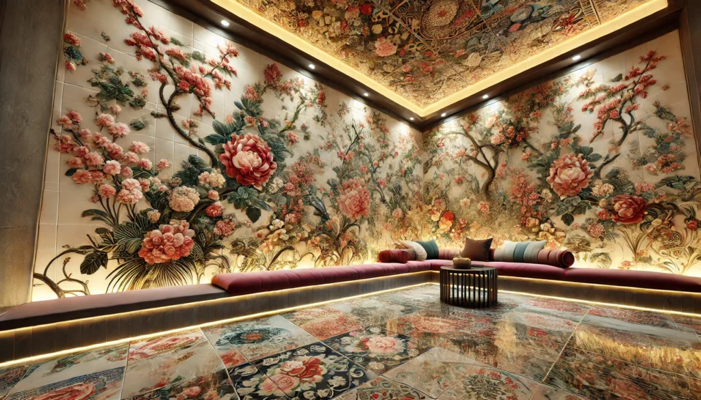5 Floral Tiles You Need to See for a Stylish Home Makeover 7 luxurious floral tiles with vibrant and intricate designs