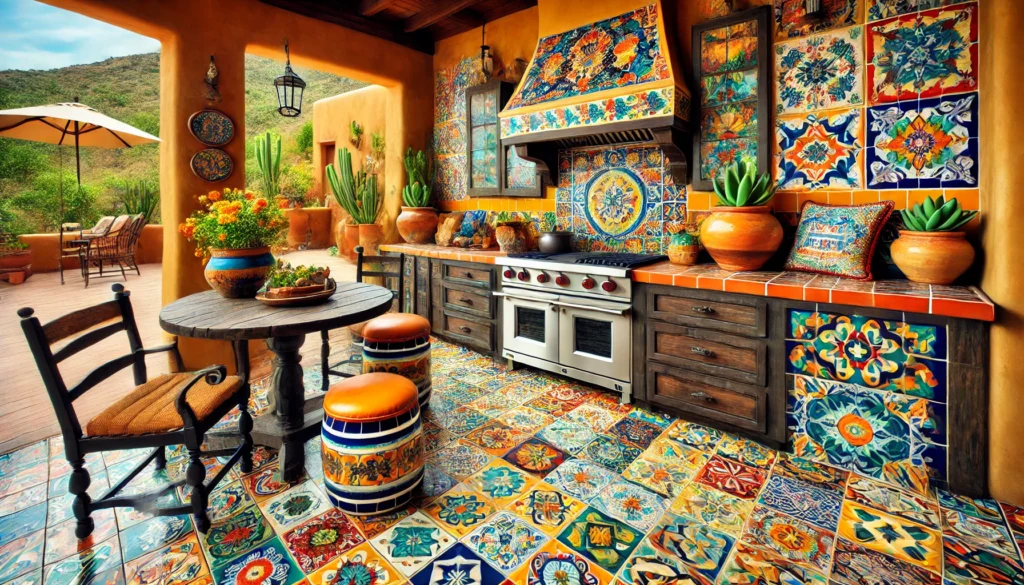 Mexican Talavera Tiles: Vibrant Colors for Southwest Kitchens and Patios 12 Mexican Talavera Tiles