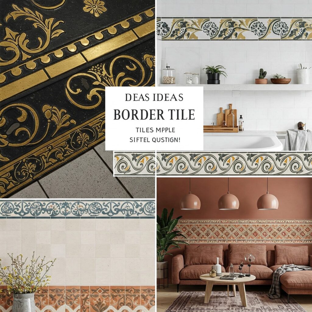 10+ Stunning Border Tile Ideas to Frame Your Space Beautifully 3 10+-border-tile-Ideas
