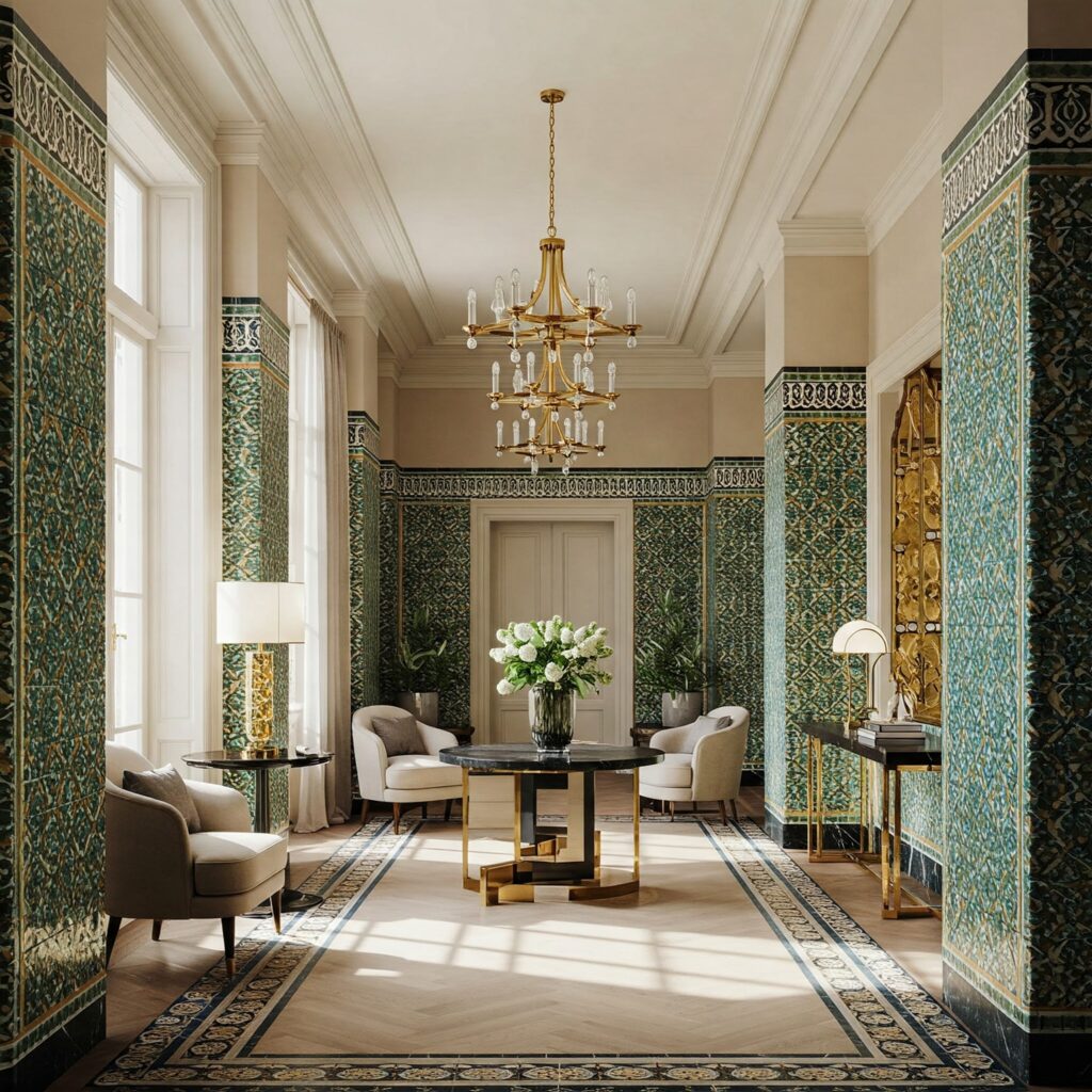10+ Stunning Border Tile Ideas to Frame Your Space Beautifully 4 border-tile-floor-ideas
