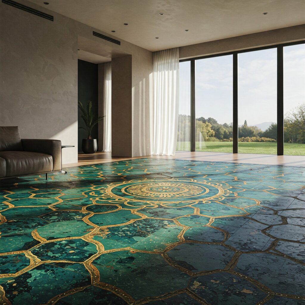 12 Essential Floor Tile Categories to Transform Your Space – Explore Now! 6 green-floor-tile