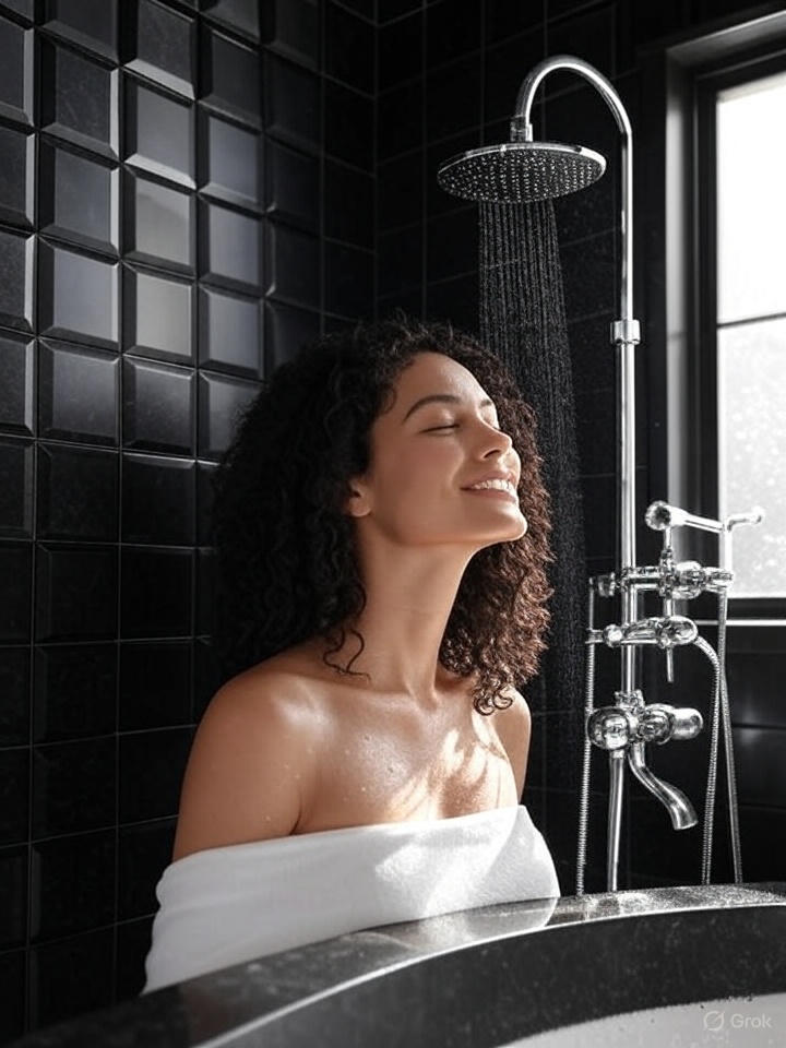 shower-tiles-cute-model-black-tiles