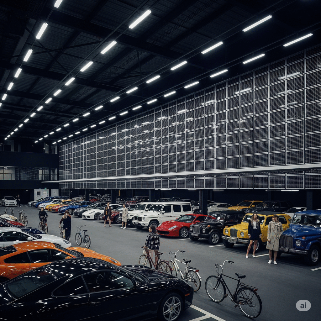 Solar Roof Tiles: The Future of Sleek, Sustainable Home Energy 8 luxury car parking solar tiles