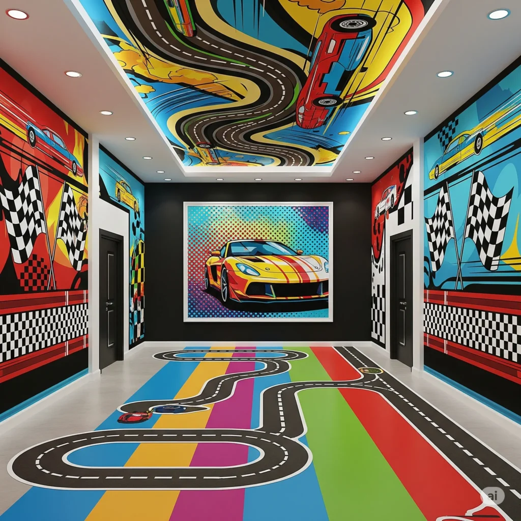 POP Design for Hall: Transform Your Living Space from Ordinary to Extraordinary 9 pop-design-tile-room