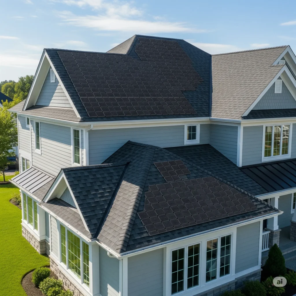 Solar Shingles — The Future of Sustainable Roofing 8 solar-shingles-home-setup