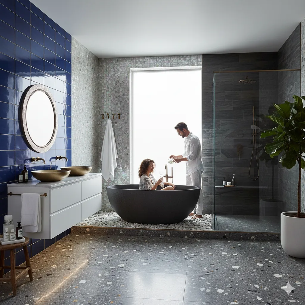 25 Bathroom Tile Ideas That Will Instantly Upgrade Your Space 5 bathroom-tile-ideas